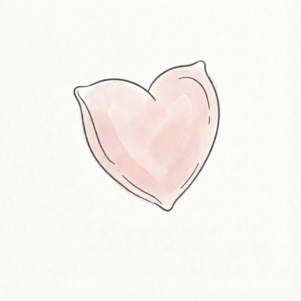 Polštářek ve tvaru srdce